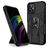 Mobigear Armor Stand iPhone 12 Pro Max Hoesje Hardcase Backcover Shockproof met Standaard - Zwart