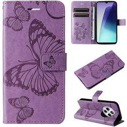 Mobigear Butterfly Xiaomi Redmi 14C Hoesje Bookcase Portemonnee - Paars