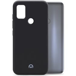 Mobilize Rubber Gelly Motorola Moto G50 Hoesje Flexibel TPU Backcover - Matt Black