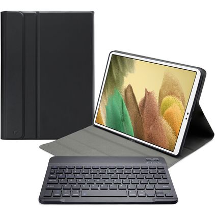 Mobilize Detachable Bluetooth Keyboard Samsung Galaxy Tab A7 Lite Hoes QWERTY Bluetooth Toetsenbord Bookcase - Zwart