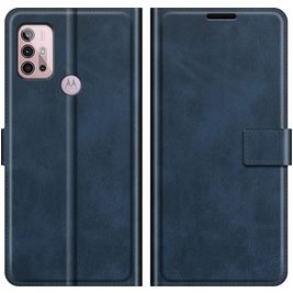 Mobigear Wallet Motorola Moto G30 Hoesje Bookcase Portemonnee - Blauw