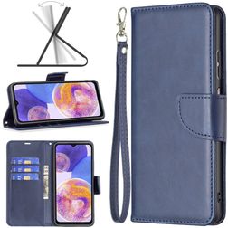 Mobigear Excellent Samsung Galaxy A23 Hoesje Bookcase Portemonnee - Blauw