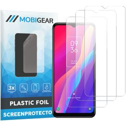 Mobigear TCL 30E Screenprotector Folie - Case Friendly (3-Pack)