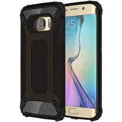 Mobigear Outdoor Samsung Galaxy S6 Edge Hoesje Hardcase Backcover Shockproof - Zwart