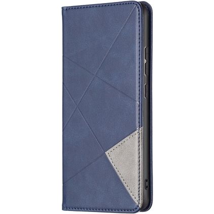Mobigear Rhombus Slim Xiaomi 12X Hoesje Bookcase - Blauw
