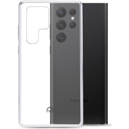 Mobilize Gelly Doorzichtig Samsung Galaxy S22 Ultra Hoesje Flexibel TPU Backcover - Transparant