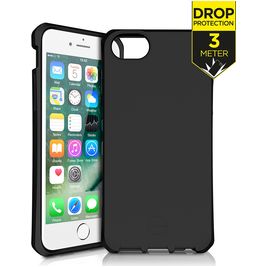 ITSkins SpectrumSolid iPhone 6s Hoesje Flexibel TPU Backcover Shockproof - Plain Black