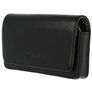 Valenta Arezzo Echt Leer Broekriemhoesje (max 12,5 cm x 6 cm) - Riemtasje - Holster - Zwart