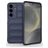 Mobigear Bumpy Samsung Galaxy S25 Hoesje Flexibel TPU Backcover - Donkerblauw