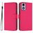 Mobigear Urban Wallet Motorola Moto E14 Hoesje Bookcase Portemonnee - Rose Red