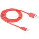 Haweel USB-A naar Micro USB Kabel 1 Meter - Rood