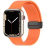 Mobigear Sport Mag Siliconen Apple Watch Bandje Magneetsluiting - 42/41/40/38 mm - Oranje