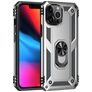 Mobigear Armor Ring iPhone 13 Pro Max Hoesje Hardcase Backcover Shockproof met Ringhouder - Zilver