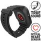 Catalyst Waterproof Case Siliconen Apple Watch - 45 mm Bandje Gespsluiting - Zwart