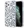 Mobigear Leopard iPhone 12 Pro Max Hoesje Flexibel TPU Backcover - Wit