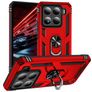 Mobigear Armor ring Xiaomi 15 Hoesje Hardcase Backcover Shockproof met Ringhouder - Rood