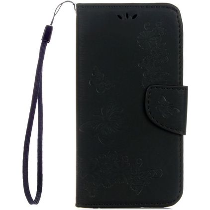Mobigear Butterfly Samsung Galaxy S8 Hoesje Bookcase Portemonnee - Zwart