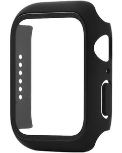 Mobigear Colors Apple Watch - 44 mm Hardcase Hoesje - Zwart
