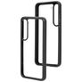 Mobiparts Rugged Clear Samsung Galaxy S23 Hoesje Hardcase Backcover Shockproof - Transparant / Zwart
