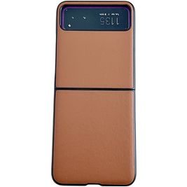Mobigear Excellent Motorola Razr 40 Hoesje Hardcase Backcover - Bruin
