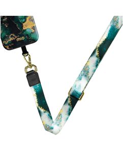 MIO Lanyard Universeel Telefoonkoord Verstelbaar - Green Marble