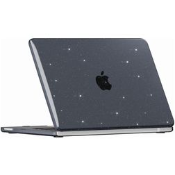 Mobigear Sparkle MacBook Neo 13 Inch (2026) Hoes Hardshell Laptopcover MacBook Case - Zwart - Model A3404