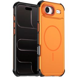 Mobigear Airbag Shockproof iPhone Air MagSafe Hoesje Hardcase Backcover Shockproof - Oranje
