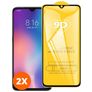 Mobigear Premium Xiaomi Redmi Note 8 Glazen Screenprotector - Case Friendly - Zwart (2-Pack)