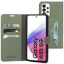 Mobiparts Classic Wallet Samsung Galaxy A53 Hoesje Bookcase Portemonnee - Stone Green
