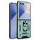 Mobigear Armor Ring Samsung Galaxy Z Flip 7 Hoesje Hardcase Backcover Shockproof met Ringhouder - Groen