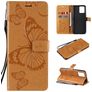 Mobigear Butterfly Realme 8 Pro Hoesje Bookcase Portemonnee - Cognac