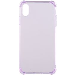 Mobigear Cushion iPhone XR Hoesje Flexibel TPU Backcover Shockproof - Paars