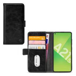 Mobilize Elite Gelly Samsung Galaxy A21s Hoesje Bookcase - Zwart
