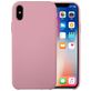 Mobigear Rubber Touch iPhone XS Siliconen Hoesje Backcover - Roze