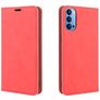 Mobigear Retro Slim OPPO Reno 4 Hoesje Bookcase Portemonnee - Rood