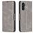 Mobigear Excellent Samsung Galaxy A35 Hoesje Bookcase Portemonnee - Grijs