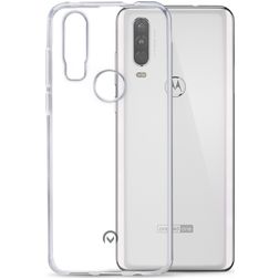 Mobilize Gelly Doorzichtig Motorola One Action Hoesje Flexibel TPU Backcover - Transparant