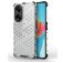 Mobigear Honeycomb OPPO A98 Hoesje Hardcase Backcover Shockproof - Wit