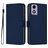 Mobigear Urban Wallet Motorola Moto G04 Hoesje Bookcase Portemonnee - Marineblauw