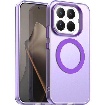 Mobigear Shockproof Xiaomi 15T Pro MagSafe Hoesje Hardcase Backcover - Paars