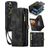 Caseme 008 iPhone 12 Pro Max Hoesje Uitneembare 2in1 Bookcase Portemonnee - Zwart