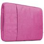 Mobigear Denim Zipper Laptop Sleeve 13 - 14 inch Laptop hoes - Roze