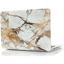 Mobigear Marble MacBook Pro 15 Inch (2008-2012) Hoes Hardshell Laptopcover MacBook Case - Bruin - Model A1286