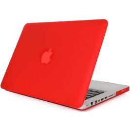 Mobigear Matte MacBook Pro 13 Inch (2008-2012) Hoes Hardshell Laptopcover MacBook Case - Rood - Model A1278