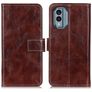 Mobigear Basic Nokia X30 Hoesje Bookcase Portemonnee - Bruin