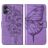 Mobigear Butterfly Samsung Galaxy A05 Hoesje Bookcase Portemonnee - Paars
