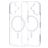 Mobiparts Hardcover Doorzichtig iPhone 16 MagSafe Hoesje Hardcase Backcover - Transparant