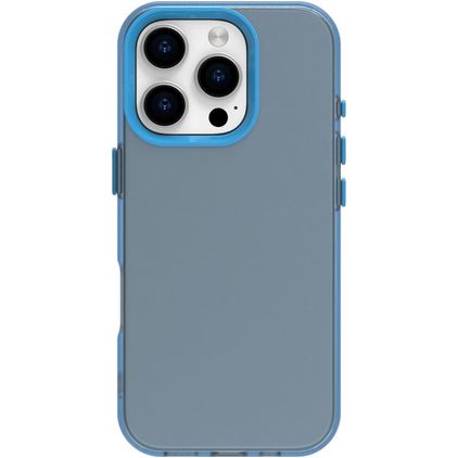 Mobigear Crystal iPhone 16 Pro Hoesje Hardcase Backcover - Blauw