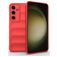 Mobigear Bumpy Samsung Galaxy S24 FE Hoesje Flexibel TPU Backcover - Rood