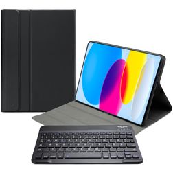 Mobilize Detachable Bluetooth Keyboard iPad 11 (2025) Hoes QWERTZ Bluetooth Toetsenbord Bookcase - Zwart
